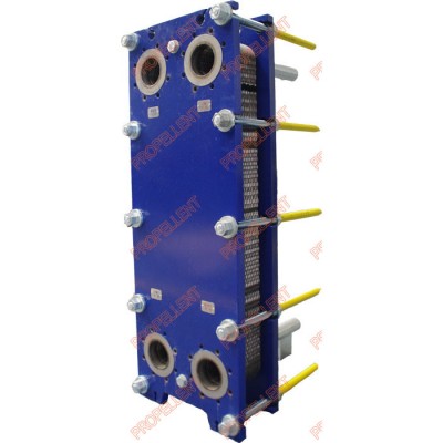 Industrial swimming pool plate heat exchanger